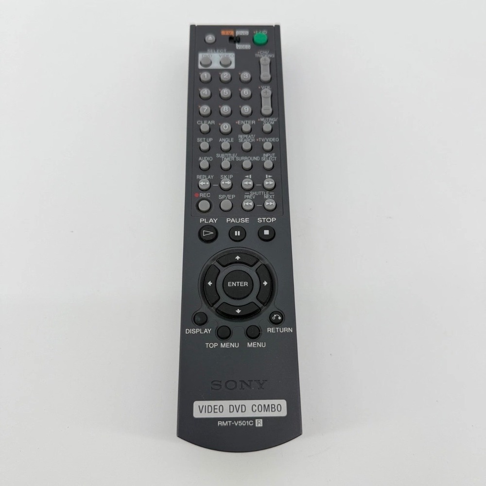Sony Remote Control RMT-V501C Video DVD Combo Player Plastic Black Solid